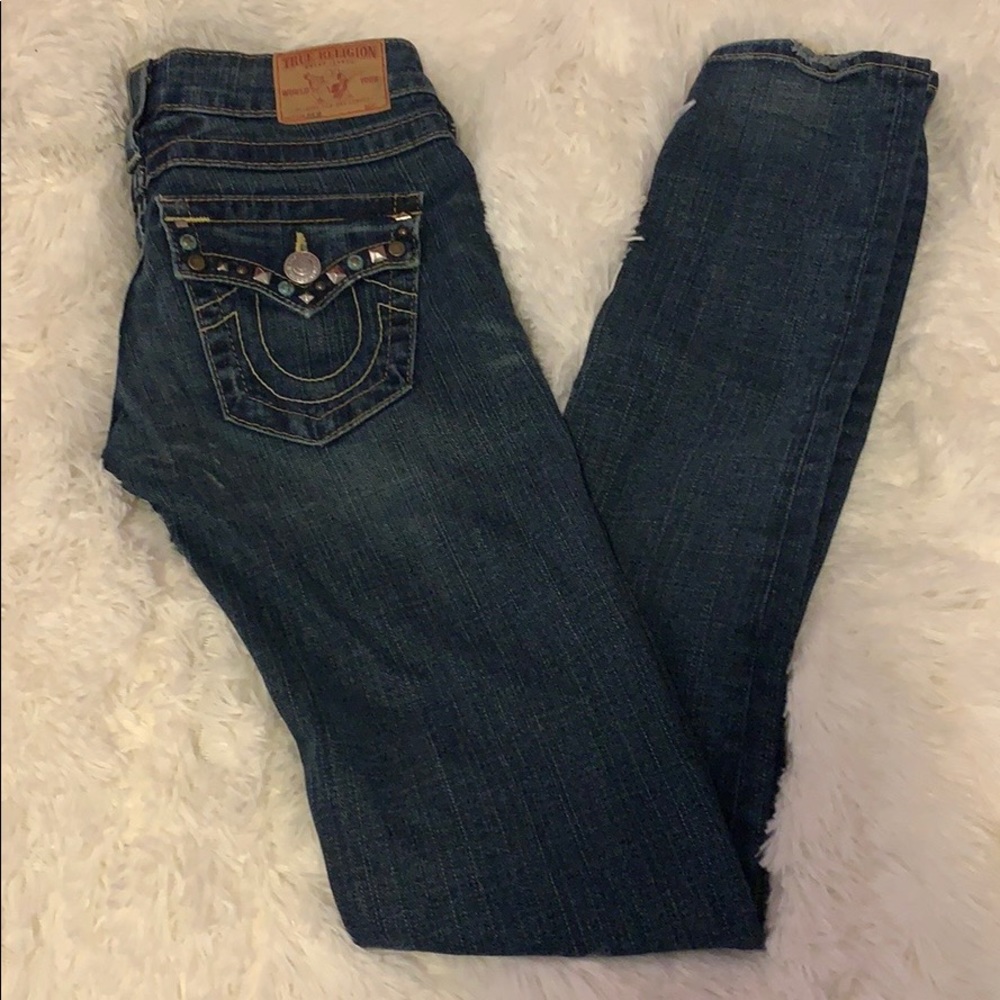 Embellished True Religion Jeans
